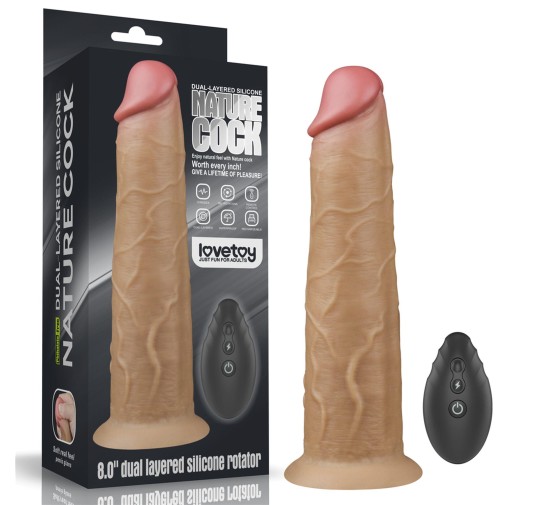 Żylaste dildo penis realistyczny przyssawka 20,5cm